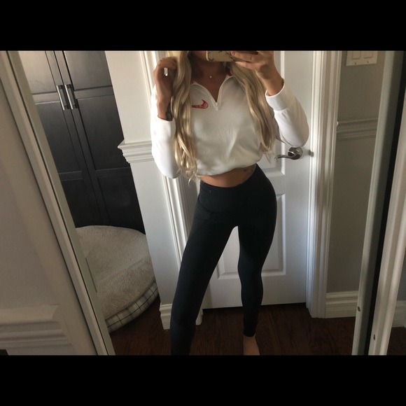 Nike Tops - Nike cropped hoodie SALE $36